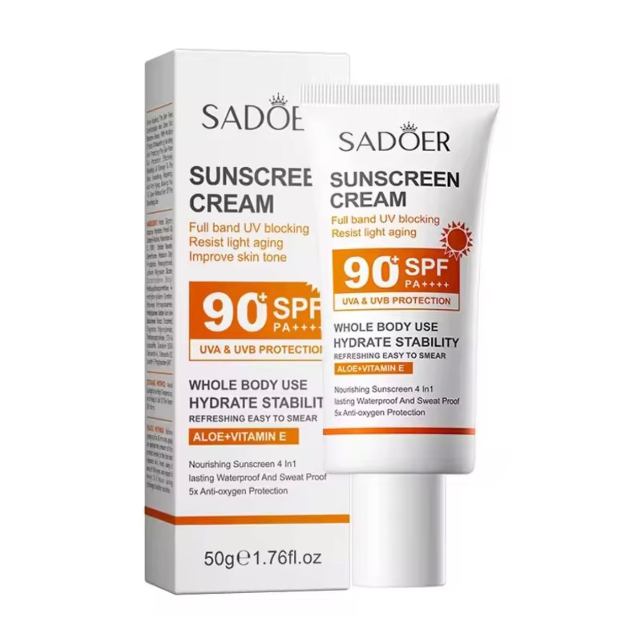 Sadoer Sunscreen Cream SPF 90+