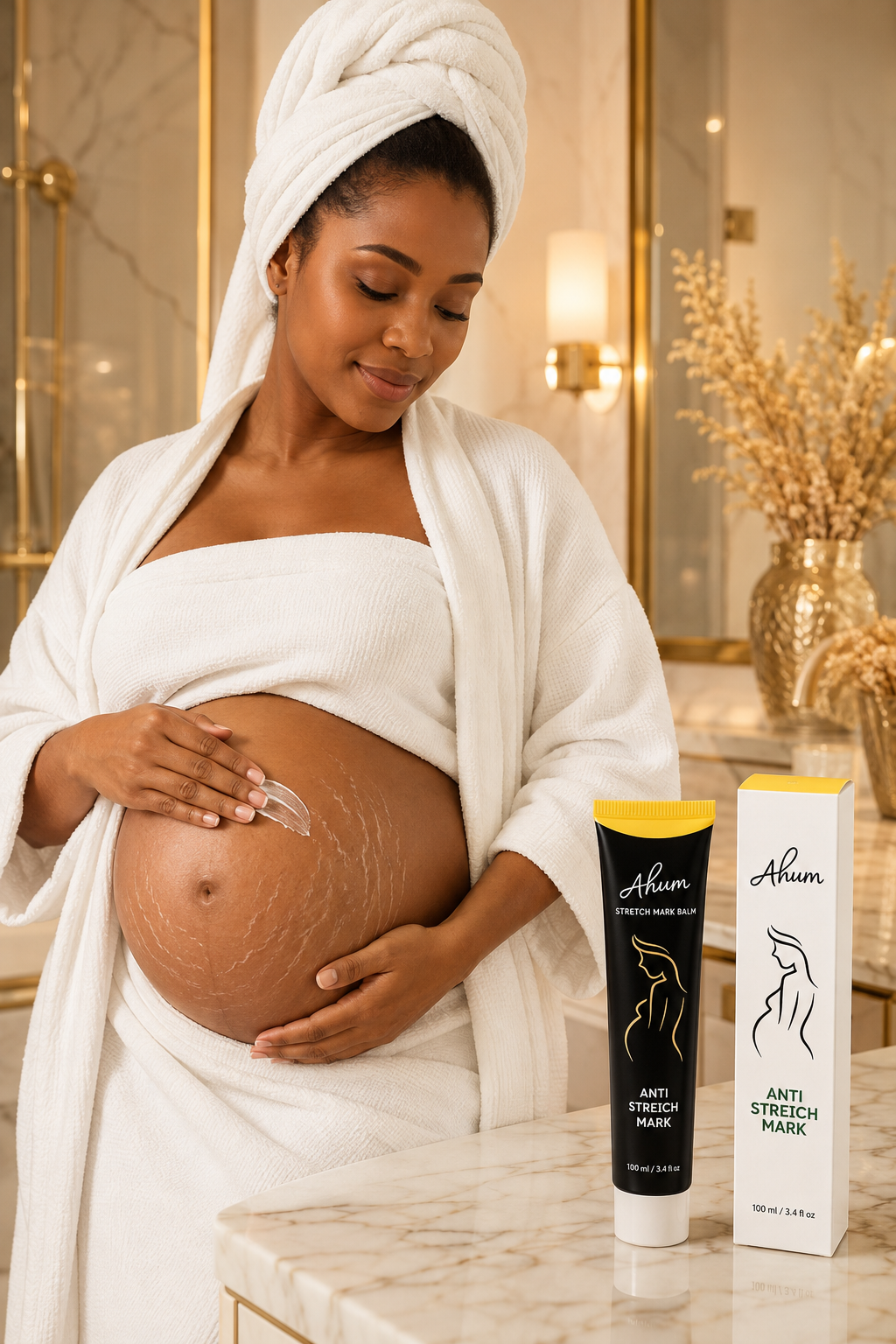 🌿 Ahum Anti Stretch Mark Balm — 100ml - Image 5